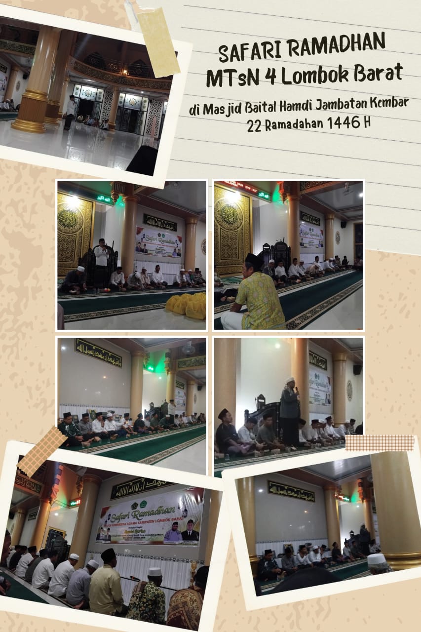 Safari Ramadhan Dirangkai dengan Sosialisasi PPDB MTs. Negeri 4 Lombok Barat Pada 10 Terakhir Bulan Ramadhan Tahun ini